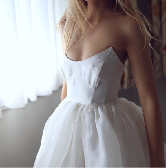 Selkie White Mini Dress - Picture 4 of 8